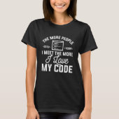I Liebe Mein Code T-Shirt (Vorderseite)