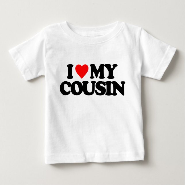 I LIEBE MEIN COUSIN BABY T-SHIRT (Vorderseite)
