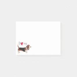 I Liebe mein Dachshund-Jagdhund Post-it Klebezettel