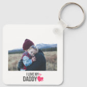 I LIEBE MEIN DADDY SCHLÜSSELANHÄNGER 2 FOTO CUSTOM (Rückseite)