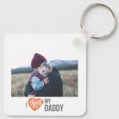 I LIEBE MEIN DADDY SCHLÜSSELANHÄNGER 2 FOTO CUSTOM (Rückseite)