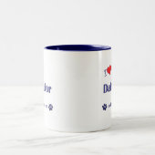 I Liebe mein Dalmador (männlicher Hund) Zweifarbige Tasse (Mittel)
