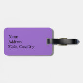 I Liebe mein Dalmatiner Gepäckanhänger (Rückseite horizontal)