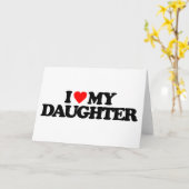 I LIEBE MEIN DAUGHTER KARTE (Gelbe Blume)