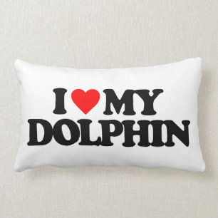 I LIEBE MEIN DELPHIN LENDENKISSEN