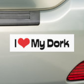 I Liebe Mein Depp Autoaufkleber (Auf Auto)