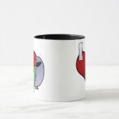 I Liebe mein Derbyan Parakeet Tasse (Zentrum)