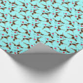 I Liebe mein deutscher kurzhaariger Zeiger Geschenkpapier (Ecke)