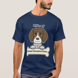 I Liebe mein deutscher kurzhaariger Zeiger T-Shirt
