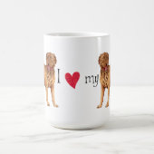 I Liebe mein Dogue de Bordeaux Kaffeetasse (Mittel)