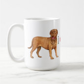 I Liebe mein Dogue de Bordeaux Kaffeetasse (Links)
