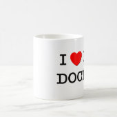I Liebe mein DOKTOR Kaffeetasse (Mittel)