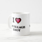 I Liebe mein Dorf-Idiot Kaffeetasse (Vorderseite Links)