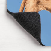 I Liebe mein Drahthaar Vizsla Mousepad (Ecke)