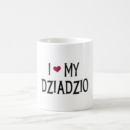 I Liebe mein Dziadzio Kaffeetasse (Mittel)