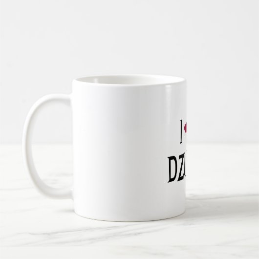 I Liebe mein Dziadzio Kaffeetasse (Links)