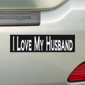 I Liebe mein Ehemann Autoaufkleber (Auf Auto)