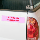 I LIEBE MEIN EHEMANN AUTOAUFKLEBER (Auf Lkw)