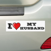 I Liebe mein Ehemann Autoaufkleber (Auf Auto)