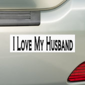 I Liebe mein Ehemann Autoaufkleber (Auf Auto)