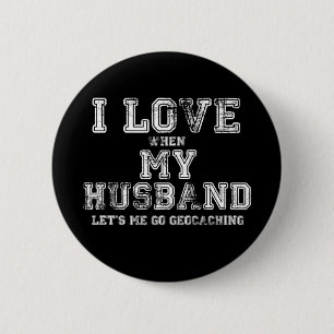 I Liebe mein Ehemann! Button