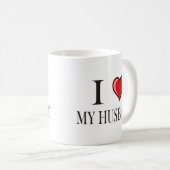 I Liebe mein Ehemann Kaffeetasse (VorderseiteRechts)