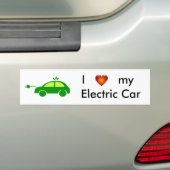 I Liebe mein elektrisches Auto-Autoaufkleber Autoaufkleber (Auf Auto)