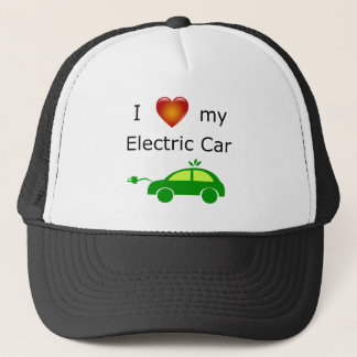 I Liebe mein elektrisches Auto Truckerkappe
