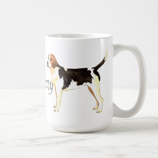 I Liebe mein englischer Foxhound Kaffeetasse (Rechts)