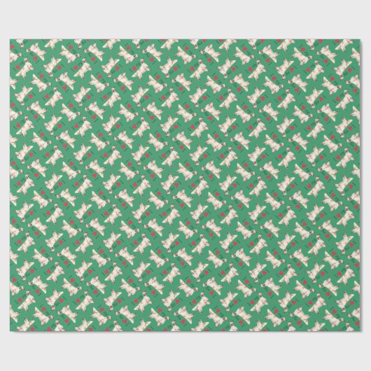 I Liebe mein englischer Setzer Geschenkpapier (Flach)