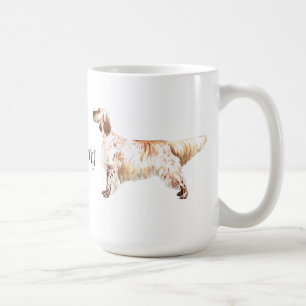 I Liebe mein englischer Setzer Kaffeetasse