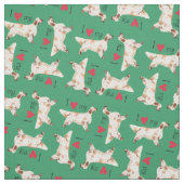 I Liebe mein englischer Setzer Stoff (Muster)