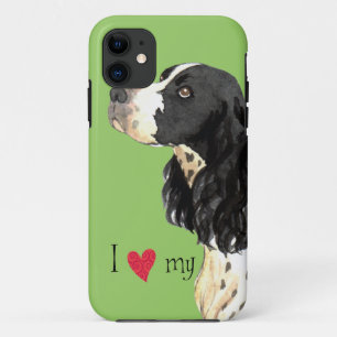 I Liebe mein englischer SpringerSpaniel Case-Mate iPhone Hülle