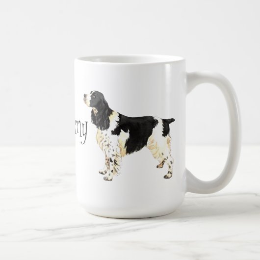 I Liebe mein englischer SpringerSpaniel Kaffeetasse (Rechts)