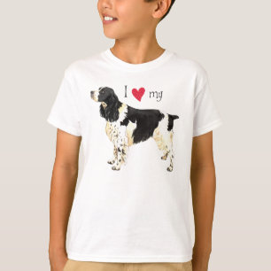 I Liebe mein englischer SpringerSpaniel T-Shirt