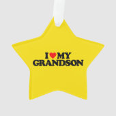 I LIEBE MEIN ENKEL ORNAMENT (Rückseite)