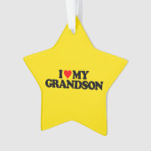 I LIEBE MEIN ENKEL ORNAMENT (Vorderseite)