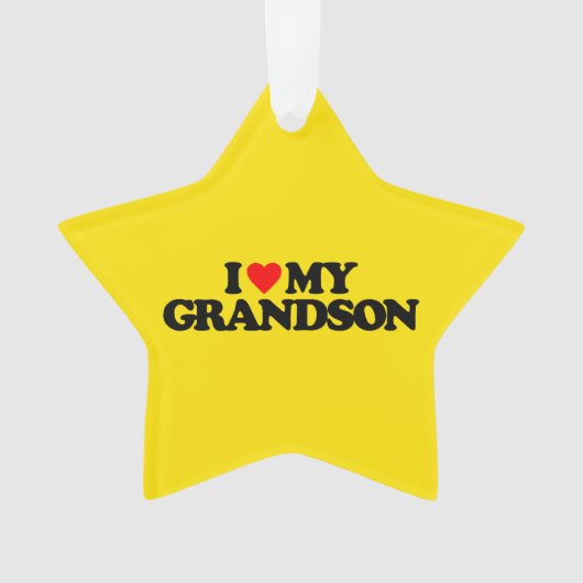 I LIEBE MEIN ENKEL ORNAMENT (Vorderseite)