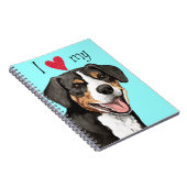 I Liebe mein Entlebucher Notizblock (Rechte Seite)