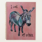 I Liebe mein Esther ( Esel anpassen) Esel Planer (Vorderseite)
