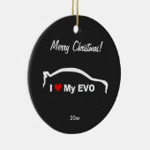 I Liebe mein EVO Keramikornament (Rechts)