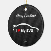 I Liebe mein EVO Keramikornament (Links)