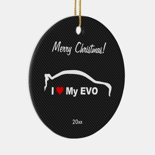 I Liebe mein EVO Keramikornament (Rechts)