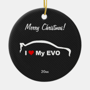 I Liebe mein EVO Keramikornament