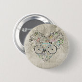 I Liebe mein Fahrrad Button (Vorne & Hinten)