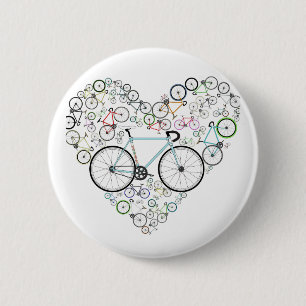 I Liebe mein Fahrrad Button