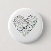 I Liebe mein Fahrrad Button (Vorderseite)