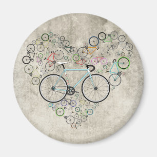 I Liebe mein Fahrrad Magnet