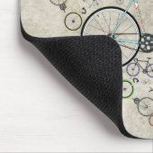 I Liebe mein Fahrrad Mousepad (Ecke)