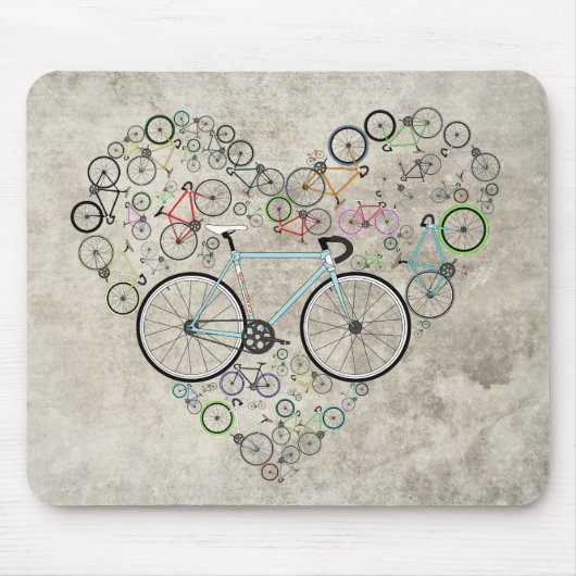 I Liebe mein Fahrrad Mousepad (Vorne)